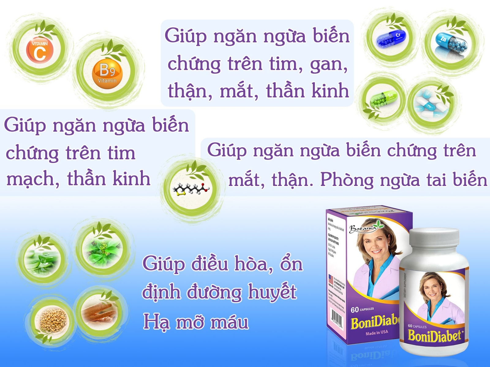 Công thức toàn diện của BoniDiabet +